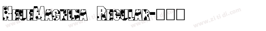 NeueMachina Regular字体转换